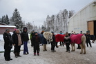 Palkintojenjako Merikarilla.