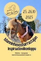 Inspiroidu islanninhevosesta - koko viikonlopun ajan!